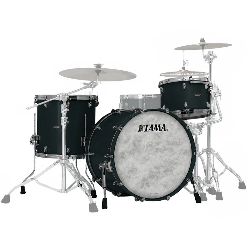 TAMA TW30CZS-SKB STAR Walnut Smoky Black 3 Parça (20B/12T/14F) Akustik Davul Seti